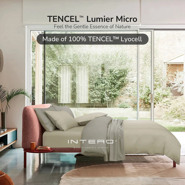 Intero I Lumier Micro I TENCEL™ Solid 1300 Thread Count Eniz 4.0 I Bed Set I Fitted Sheet I Soft & Comfort