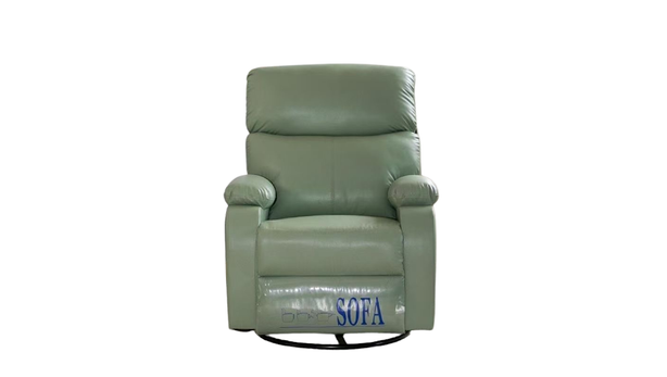 Single armchair 360 degree turn with rocking function (green)