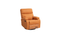 Single armchair 360 degree turn with rocking function (orange)