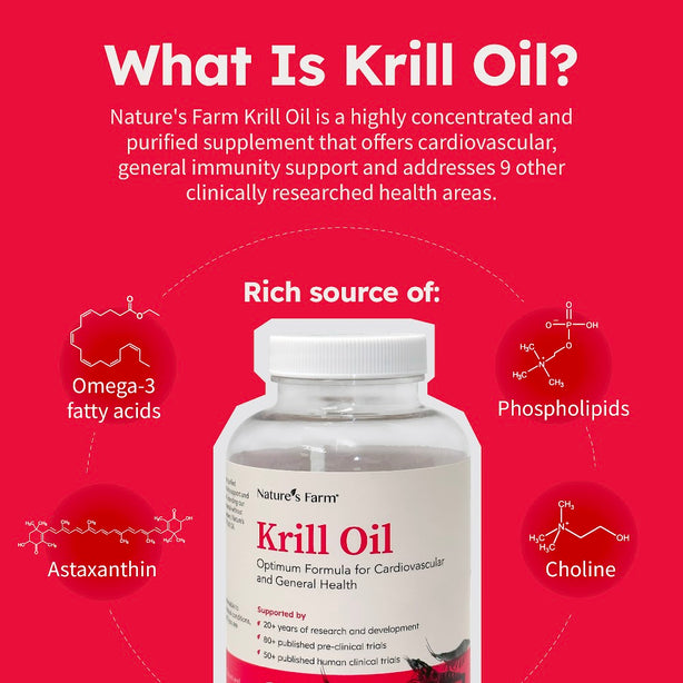 [Bundle of 2] Nature's Farm® Krill Oil 180s