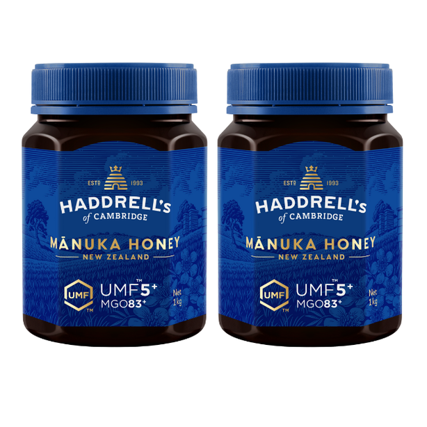 [Bundle of 2] Haddrell's of Cambridge Manuka Honey UMF 5+ 1kg