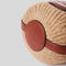 CHLOE Mini Horse Medal Basket In Natural Fibers Sepia Brown RB-CH25US593O8227S