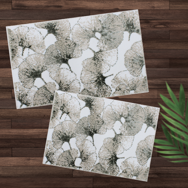 Charles Millen Signature Collection Palais Series Brielle Cotton Canvas Mat With Anti Slip Backing