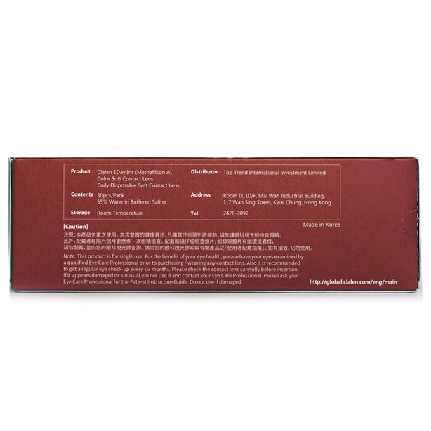 1 Day Iris Color Contact Lenses - - - 30pcs
