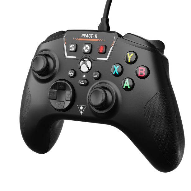 Turtle Beach React-R Controller - Wired Gaming Controller for Xbox Series X & S, Xbox One, and Windows - Black