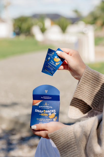 Haddrell's of Cambridge Manuka Honey Snap Packs for Kids UMF® 5+ 5g