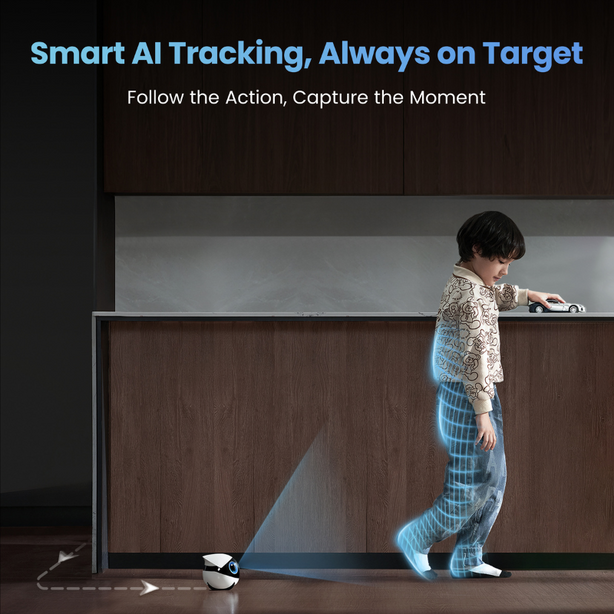 Enabot Ebo AIR 2 Plus Smart Familybot Remote Robot CCTV for Family