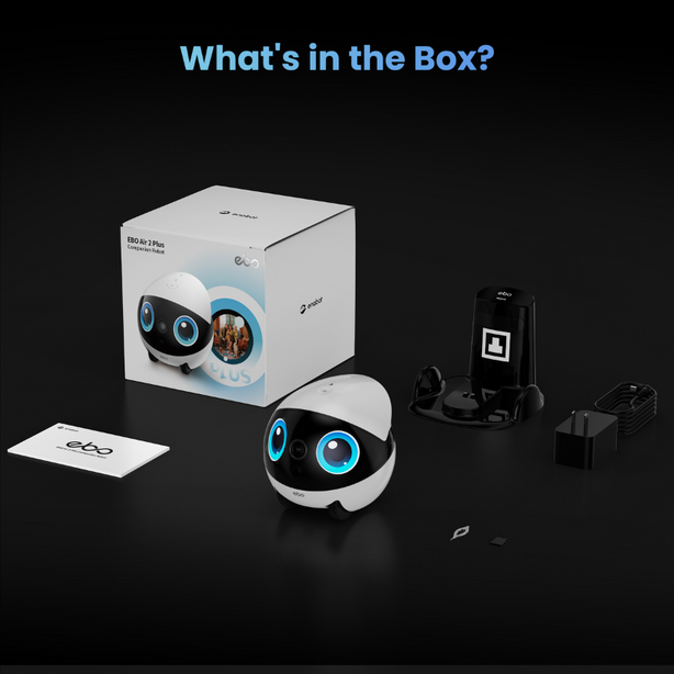 Enabot Ebo AIR 2 Plus Smart Familybot Remote Robot CCTV for Family