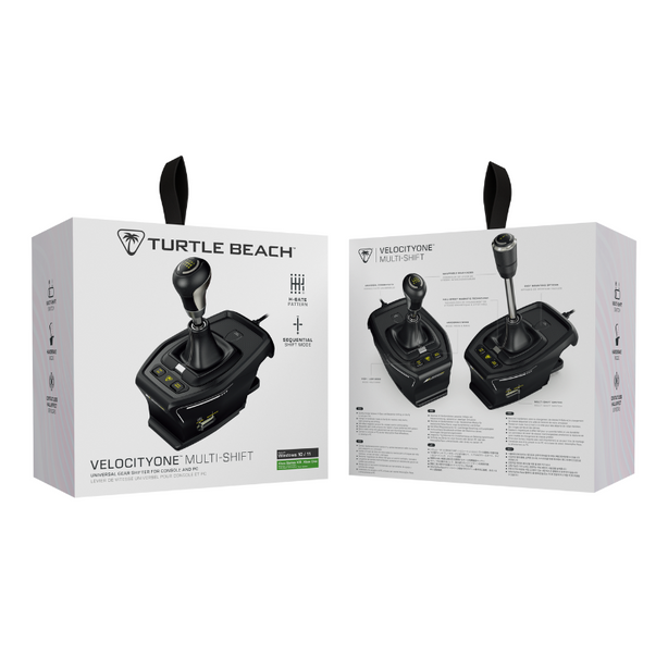 Turtle Beach VelocityOne Multi-Shift Sim Racing Shifter & Handbrake Compatible with  Windows 10 & 11, Xbox