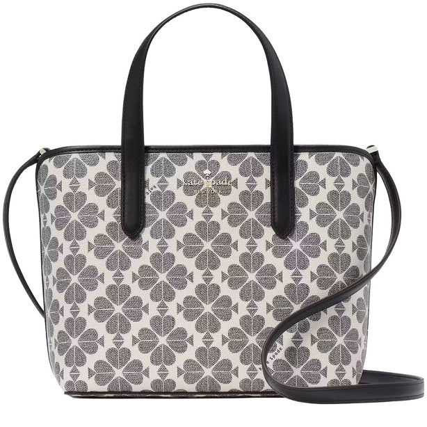 Kate Spade Spade Flower Small Tote Bag in Black Multi KH425