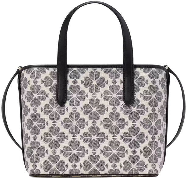 Kate Spade Spade Flower Small Tote Bag in Black Multi KH425
