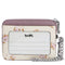 Coach Zip Card Case With Floral Print in Chalk Multi CAU43