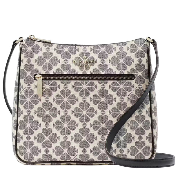 Kate Spade Signature Spade Flower Large Swingpack Crossbody Bag in Black Multi KG481