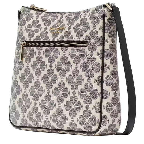 Kate Spade Signature Spade Flower Large Swingpack Crossbody Bag in Black Multi KG481