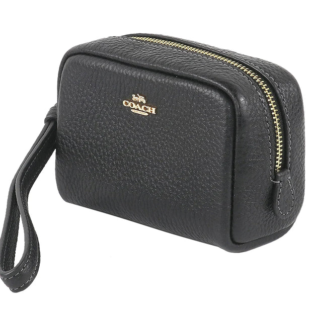 Coach Pouch Wristlet in Black CW906