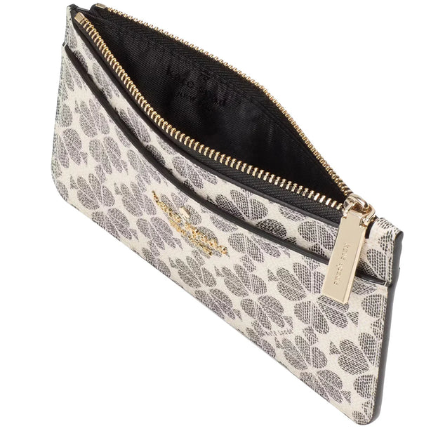 Kate Spade Spade Flower Large Slim Card Holder in Black Multi KK895