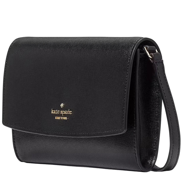 Kate Spade Perry Leather Crossbody Bag in Black KG029