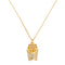 Kate Spade What A Snack Mini Pendant Necklace in Clear/ Gold KH540
