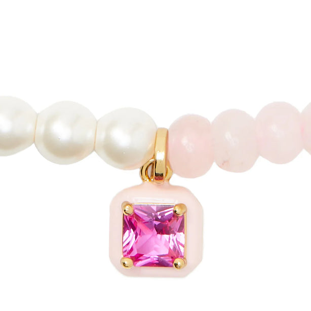 Kate Spade Brighten Up Beaded Necklace in Pink Multi KI188