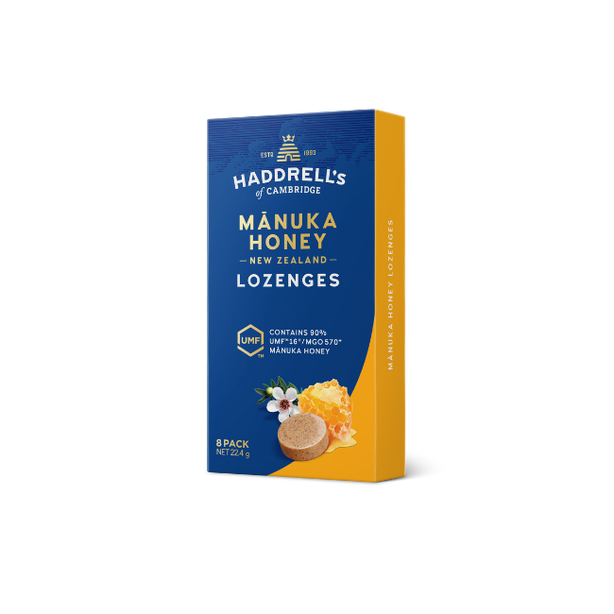 Haddrell's of Cambridge Manuka Honey UMF 16+ Lozenges Original, 8s