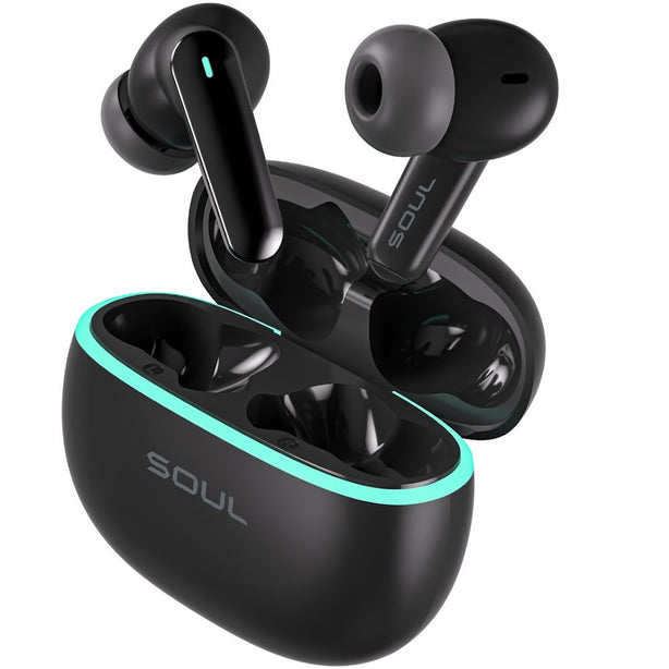 SOUL S-LIVE 50 Premium Low Latency True Wireless Earbuds - Black