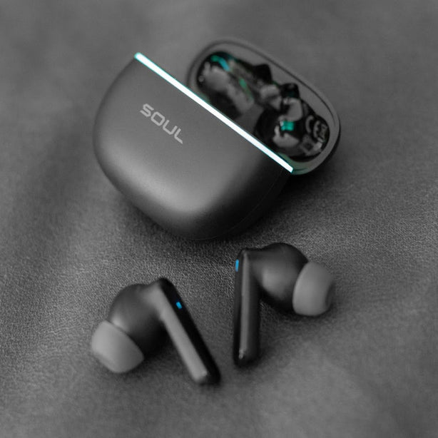 SOUL S-LIVE 50 Premium Low Latency True Wireless Earbuds - Black