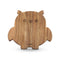 La gourmet Shogun Acacia Serving Board (Owl) - New