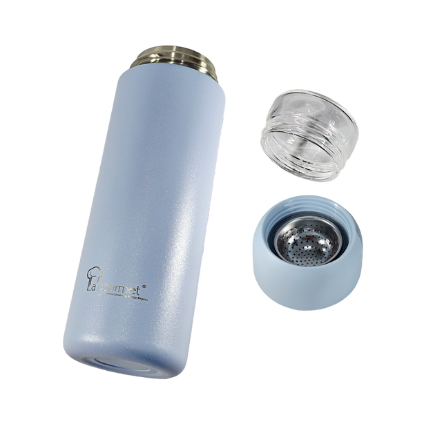 La Gourmet Spring 550ml Tumbler with Infuser (Blue) - New