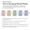 La Gourmet Spring 500ml Coffee Pot (Pink) - New
