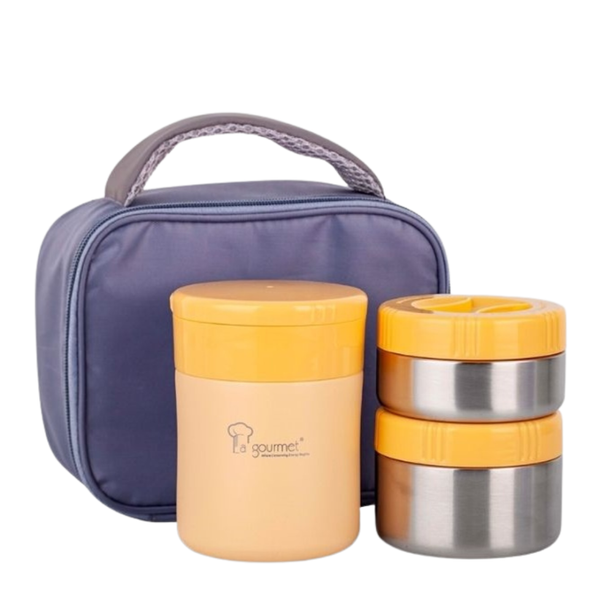 La Gourmet Spring Lunch Box Set (Orange) - New