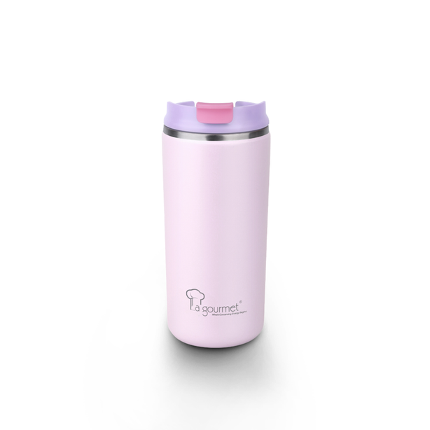 La Gourmet Super Wide 350ml Thermal Mug (Pink) - New