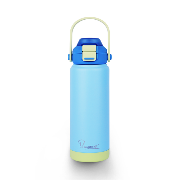 La Gourmet Super Wide 720ml Thermal Bottle (Dark Blue / Blue) - New