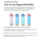 La Gourmet Super Wide 720ml Thermal Bottle (Dark Blue / Blue) - New
