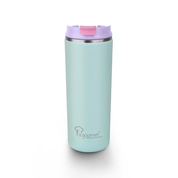 La Gourmet Super Wide 470ml Thermal Mug (Green) - New