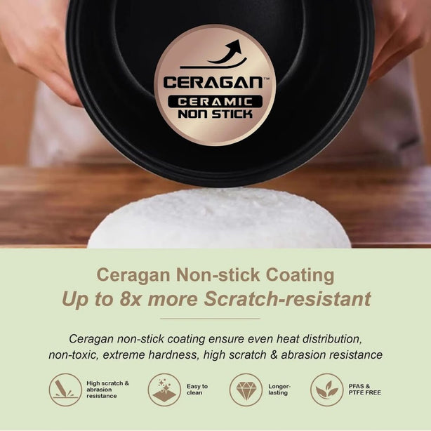 La Gourmet Electric 0.8L Digital Rice Cooker (Mint Green) - New