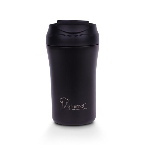La Gourmet Super Wide 400ml Tumbler Mug (Black) - New