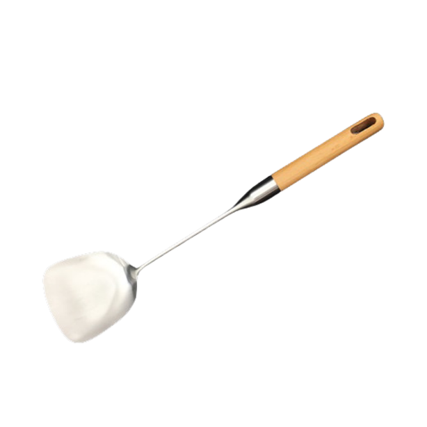La Gourmet Stainless Steel Spatula With Wooden Handle - New