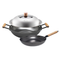La Gourmet Nitrigan 30cm Wok + 20cm Frypan (New)