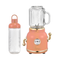La Gourmet 600ml Retro Juice Blender (Coral Crush) - New