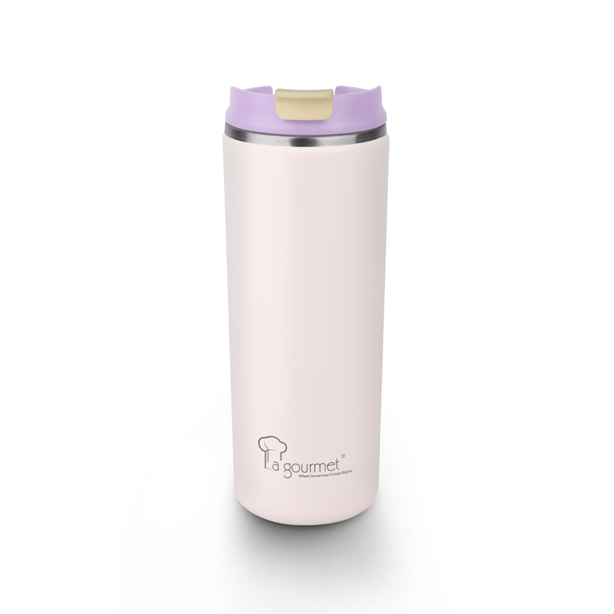 La Gourmet Super Wide 470ml Thermal Mug (Beige) - New