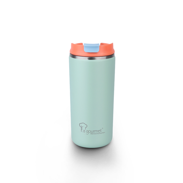 La Gourmet Super Wide 350ml Thermal Mug (Green) - New