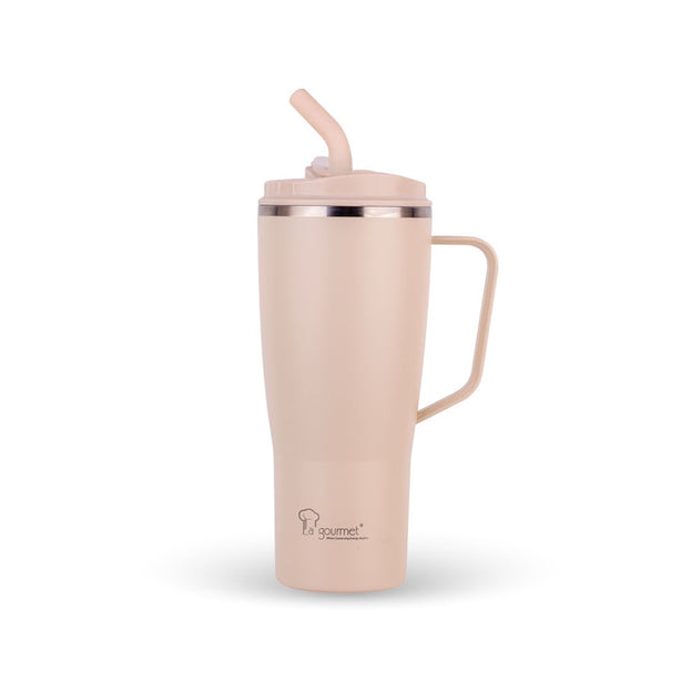 La Gourmet Super Wide 950ml Tumbler (Milk Tea) - New