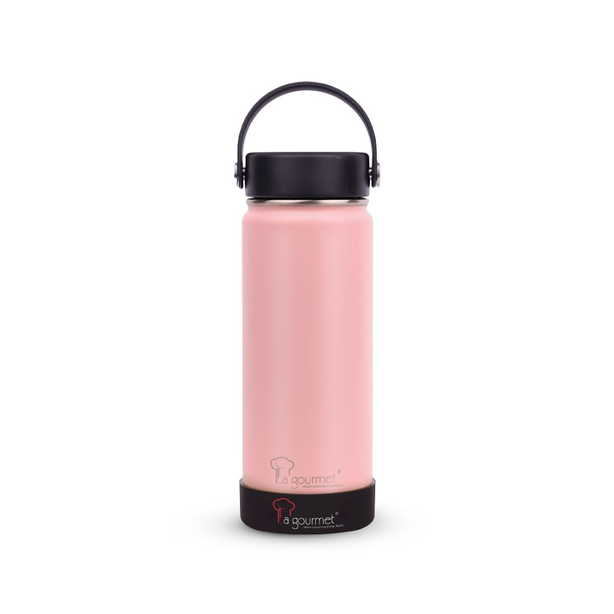 La Gourmet Super Wide 530ml Thermal Bottle (Crystal Rose) - New
