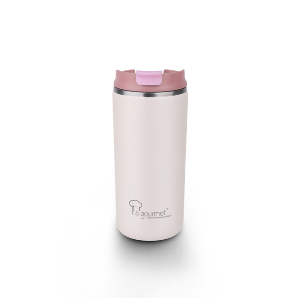 La Gourmet Super Wide 350ml Thermal Mug (Beige) - New