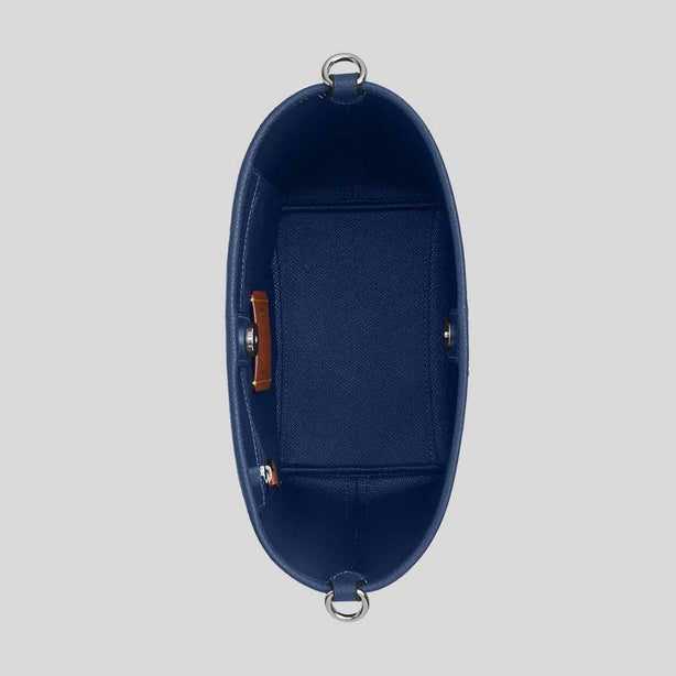 COACH City Bucket Bag In Colorblock Light Blue/Deep Blue RB-CBA54