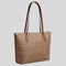 COACH Zip Top Tote Bag In Signature Canvas Tan/Brown RB-CBT20