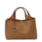 Mini Leather Bag Calfskin Handbag - Brown