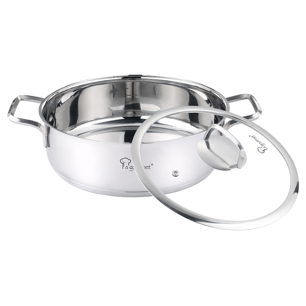 La Gourmet Nova Cusine 24cm Stainless Steel Low Cassrole (New)