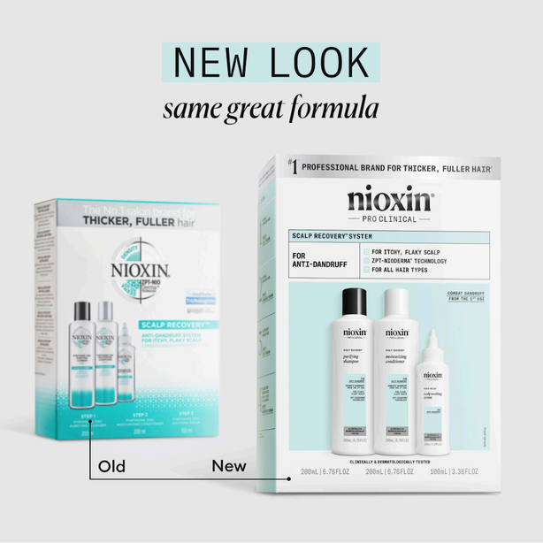 Nioxin Scalp Recovery Kit (Shampoo 200ml+Conditioner 200ml+Serum 100ml)