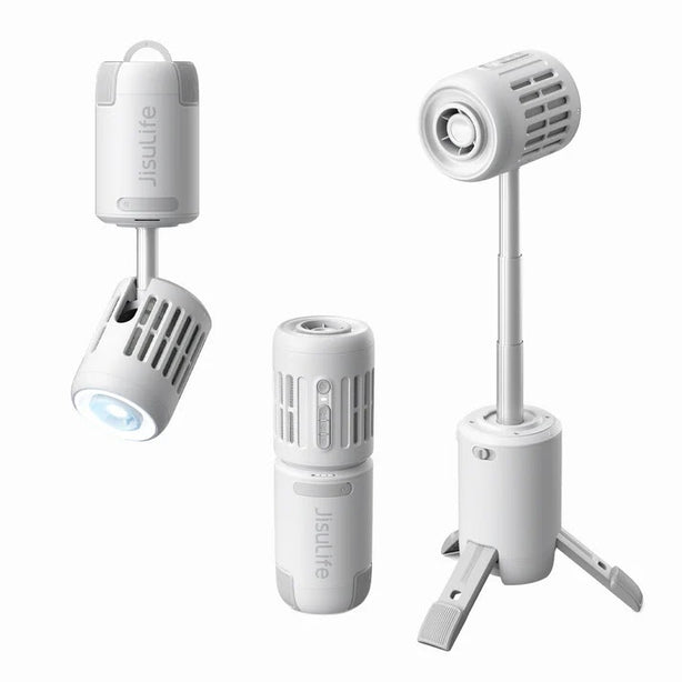 JISULIFE OUTDOOR FAN ULTRA1-LIGHT GREY
